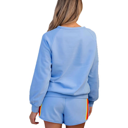 Innovative Contrast Color Braid Female Autumn Suits