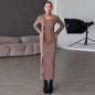 Women's Long Sleeve Slim Fit Slimming Slit Suits