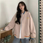 Junior High School Loose Thin Retro Coats