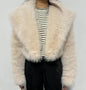 Women's Imitation Fur Fashionable Long Sleeve Coats
