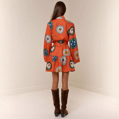 Casual Fashion Linen Shirt Temperament Wild Dresses