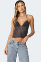 Backless With Suspenders Slim Fit Sexy Hot Tops