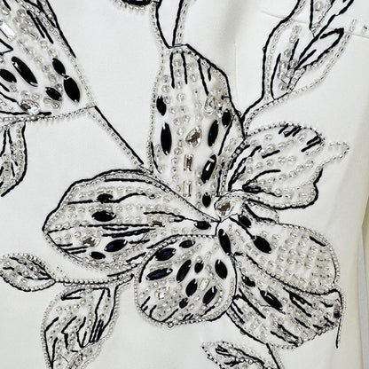 For Dinner Formal Dress Embroidered Beads Dresses