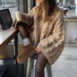 Women's Leisure Vacation Woolen Long Sleeve Sweaters