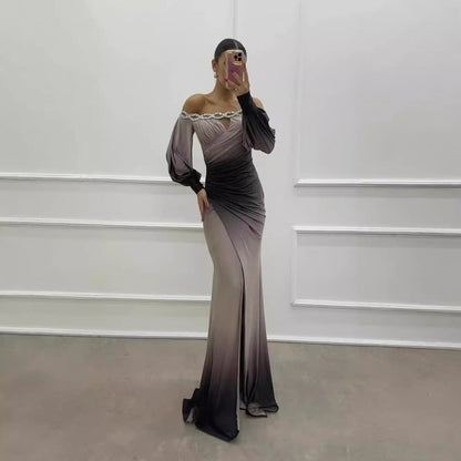 Party Sling Positioning Split Dress Casual Dresses