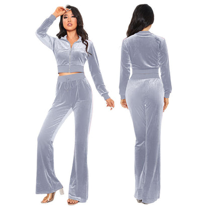 Women's Autumn Casual Fashion Veet Slim Fit Suits