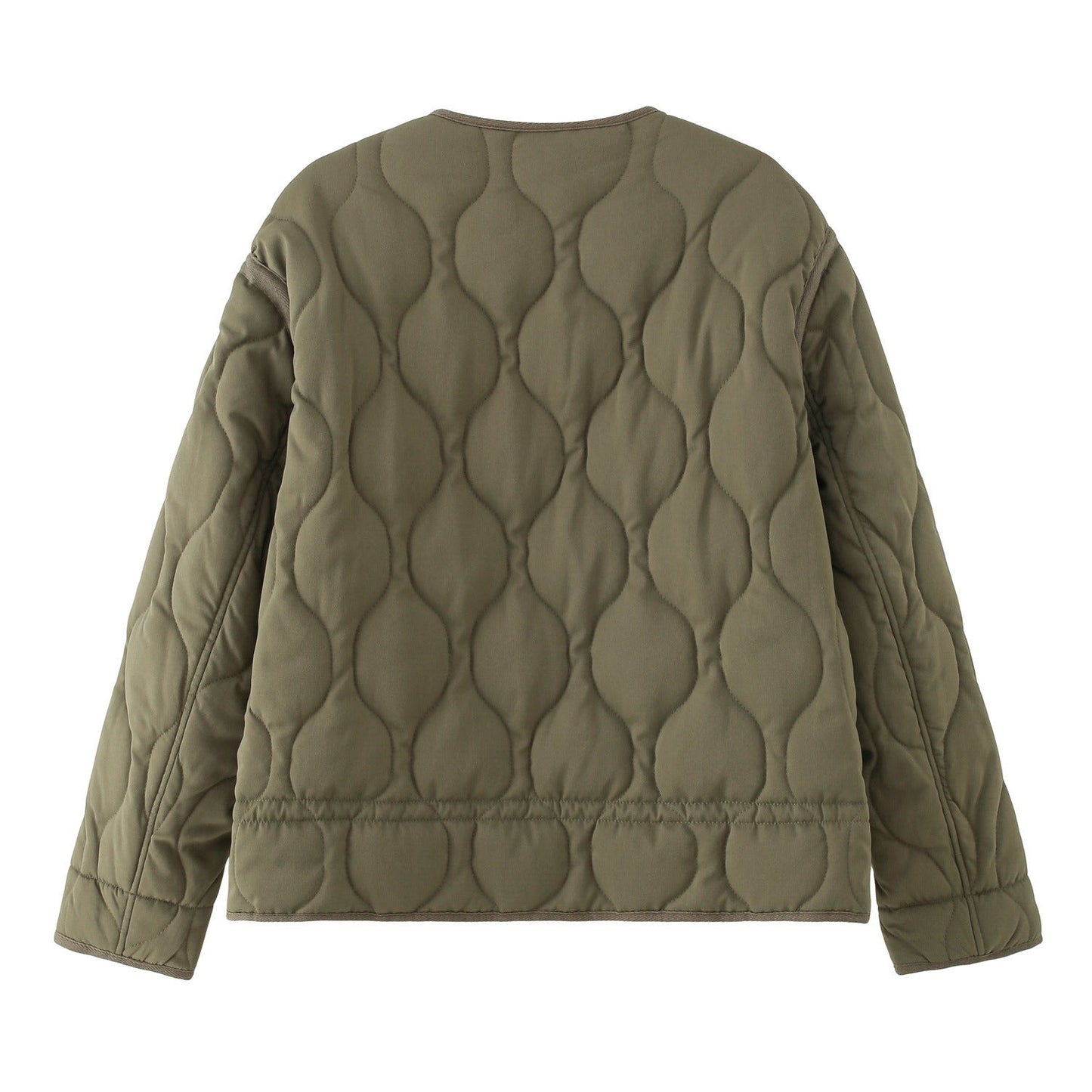 Women's Fashion Single-breasted Quilted Diamond Lattice Coats