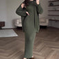 Casual Round Neck Slim Fit Idle Style Cardigans
