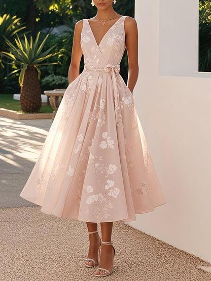 Women's Dress Party Sleeveless Digital Printing Vests