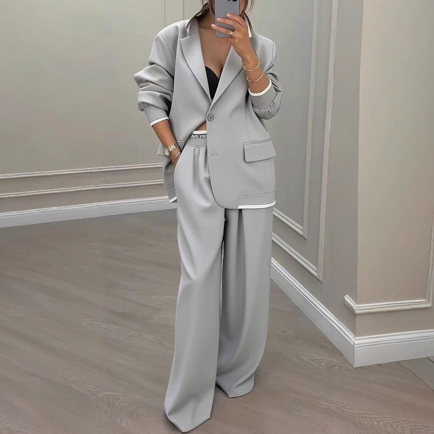 Women's Trendy Temperament Long Sleeve Casual Suits