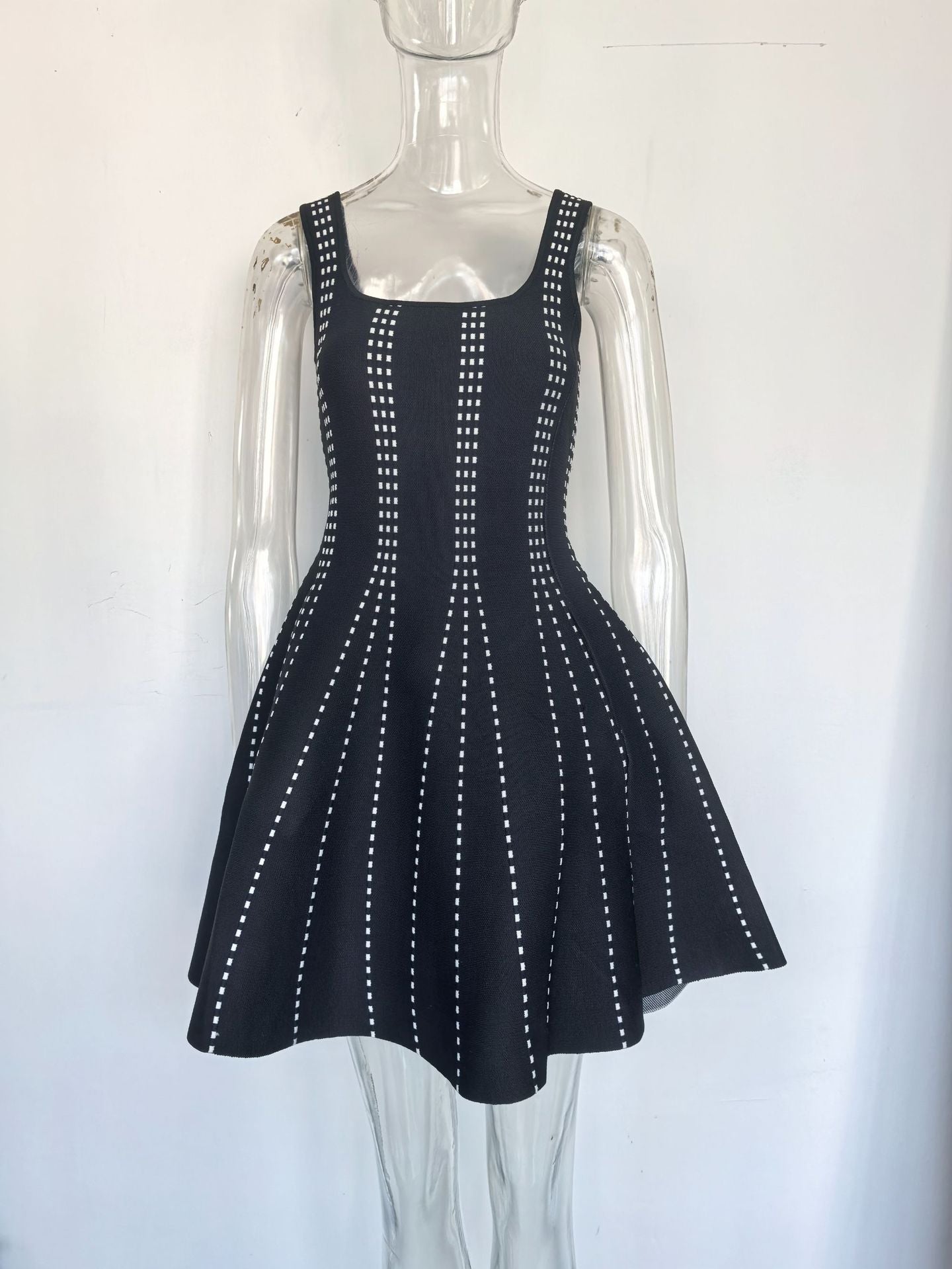 Design High Waist Big Swing Jacquard Inner Wear Fashionable Skirts