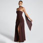 Spring Solid Color Sleeveless Tube Backless Tops