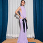 Women's Dress Black Bow Decoration Fishtail Gentle Dresses