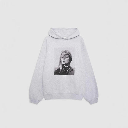 Women's Portrait Beauty Cigarette Digital Printed Fleece Sweaters