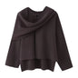 Women's Loose Leisure Cape Shawl Knitted Sweaters