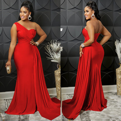 Women's Solid Color Party Tight Sleeve Dress Dresses