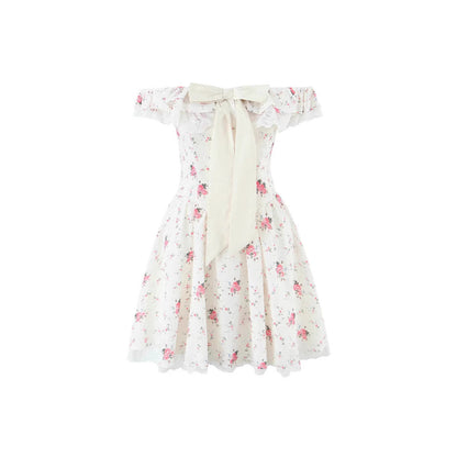 French Sweet Elegant Floral Fresh Pastoral Dresses