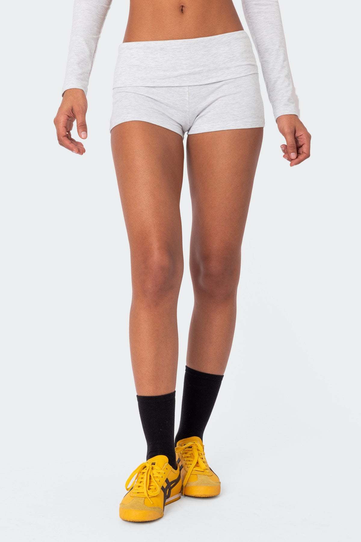 Women's Striped Style Basic Tight Low Bottoming Shorts