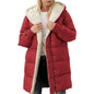 Hooded Cotton Long Sleeve Double-sided Veet Slim Coats