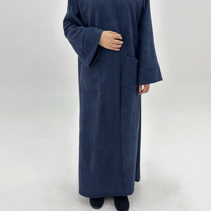 Elegant Casual New Turkish Suede Dress Dresses