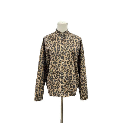 Women's Loose American Shirt Lazy Spring Leopard Coats
