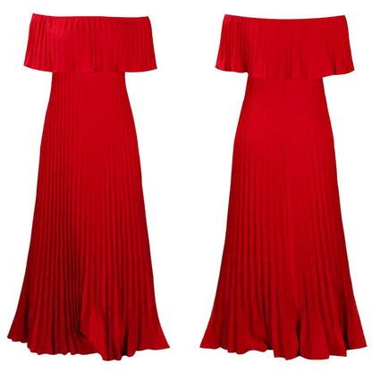 Women's Classy Sexy Pleated Maxi Dress Dresses