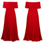 Women's Classy Sexy Pleated Maxi Dress Dresses