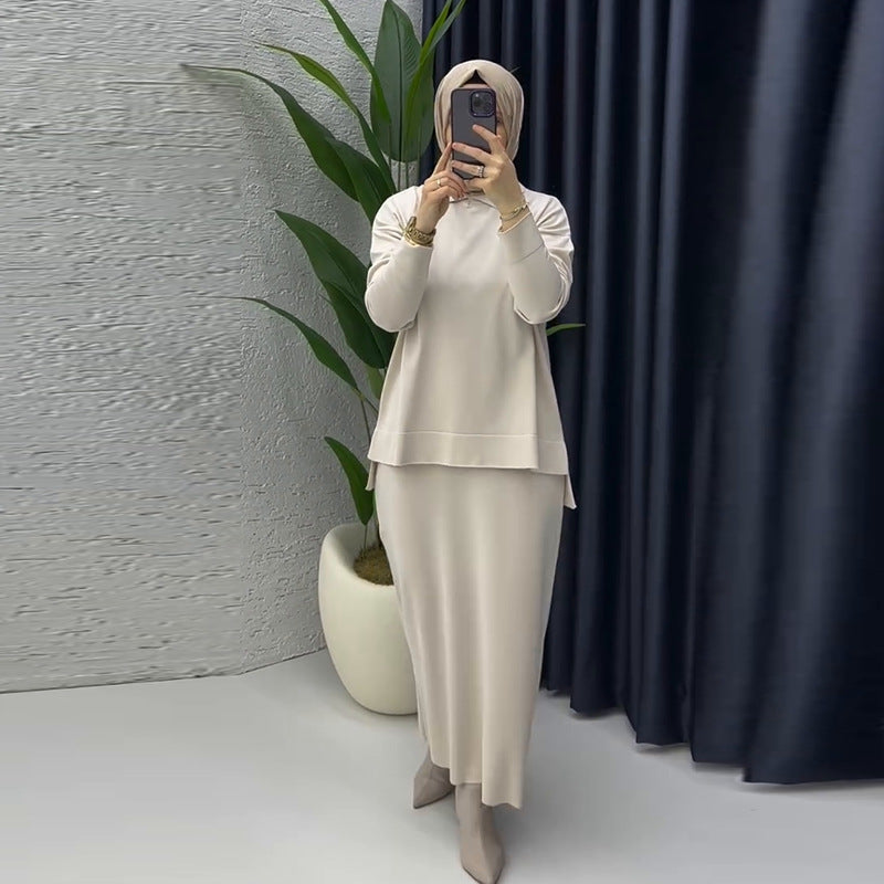 Long Sleeve Split Loose Casual Lazy Sweaters
