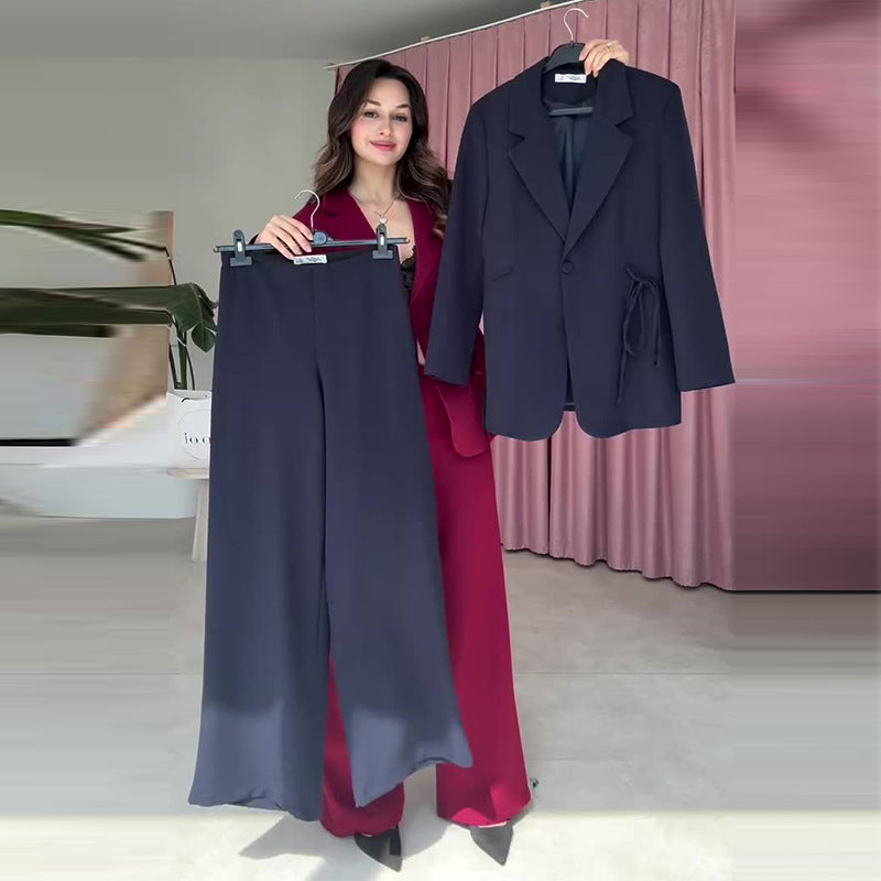 Women's Autumn Temperament Commute High-grade Two-piece Set Suits