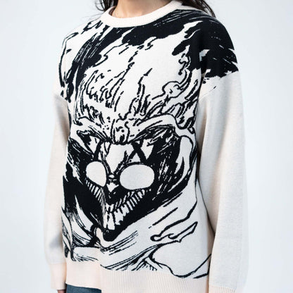 Women's & Men's & Fashion Street Pullover Anime Jacquard Sweaters