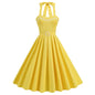 Style Polka Dots Retro Temperament Lace Dresses