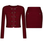 Quality Knitted Classic Style Half-length Outfit Suits