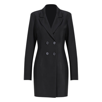 Women's Dark Style Two-piece Elegant Long Mesh Suits