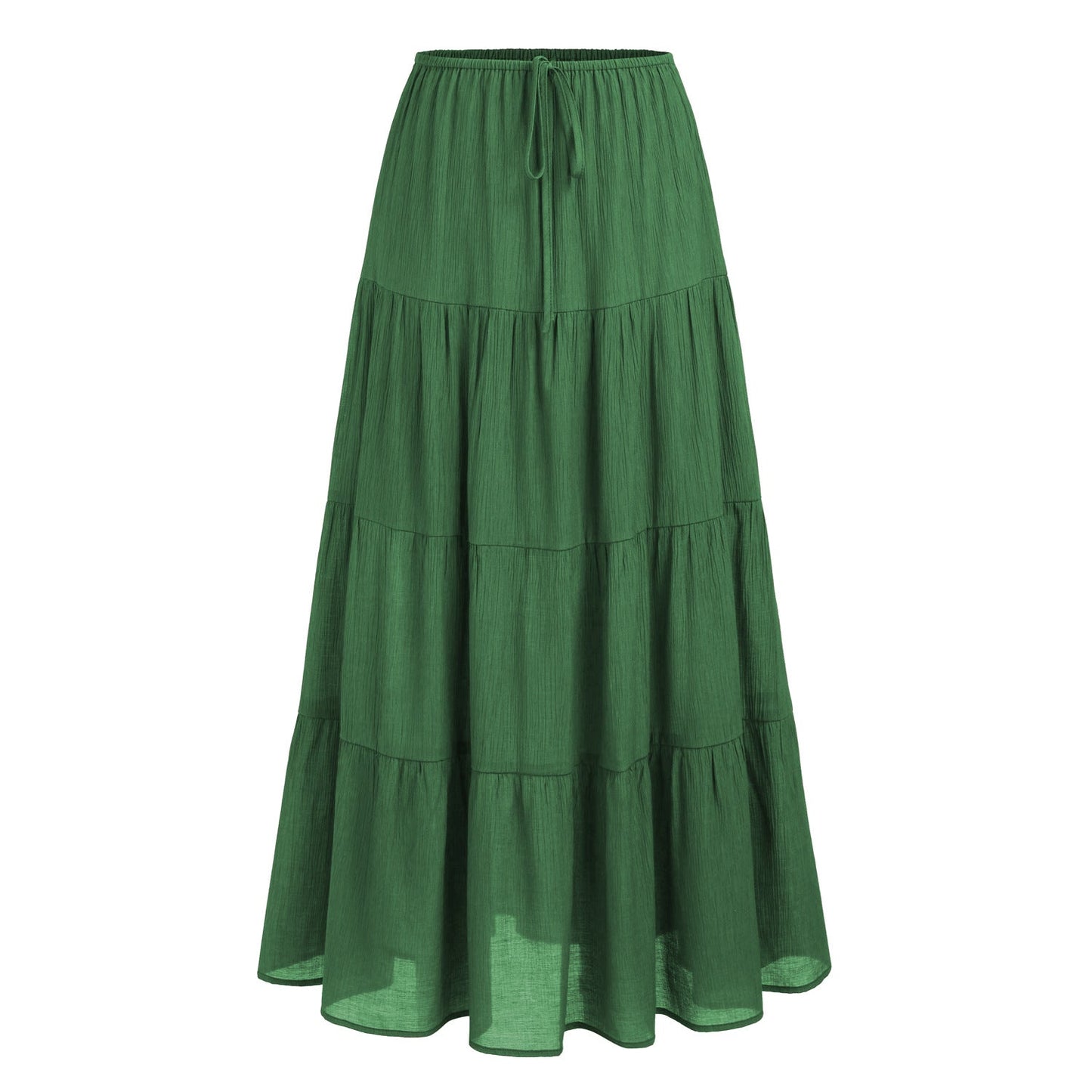Women's Waist Elastic Large Swing Loose Patchwork Skirts