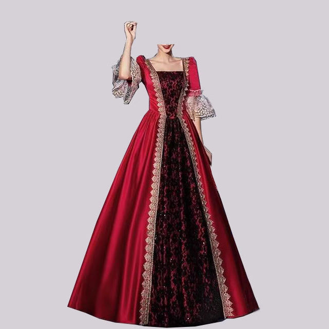 Retro Medieval Renaissance Victorian Court Dress Dresses