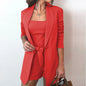 Women's Solid Color Fashion Temperament High Waist Suits