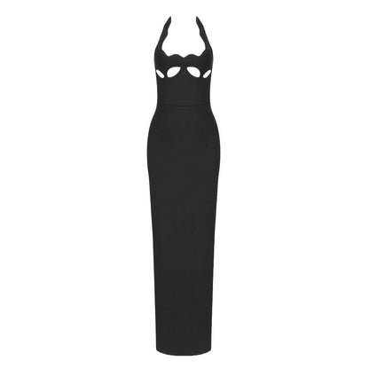 Dress Halter Cut-out Senior Sexy Inner Dresses