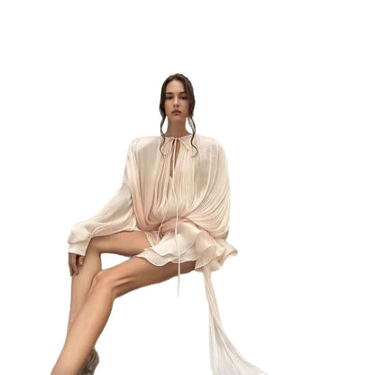 Women's French Style Pure Hem Dress Spring Suits