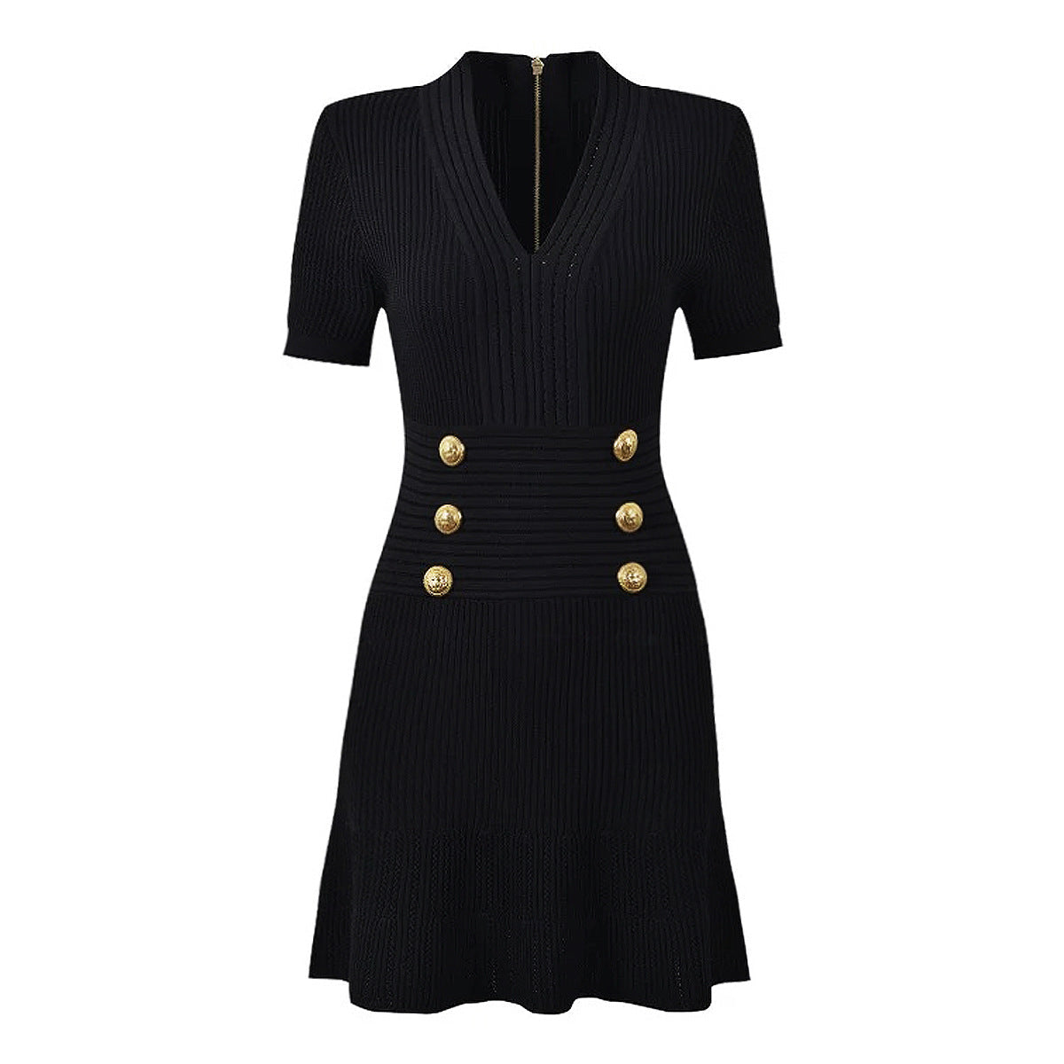 Women's Fashion High Quality Knitted Slim Fit Slimming Dresses