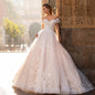 Bride Starry Sky Small Tail Mori Style Slim Lace Wedding Dresses