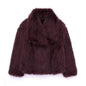 Women's Innovative French Artificial Fur Effect Coats