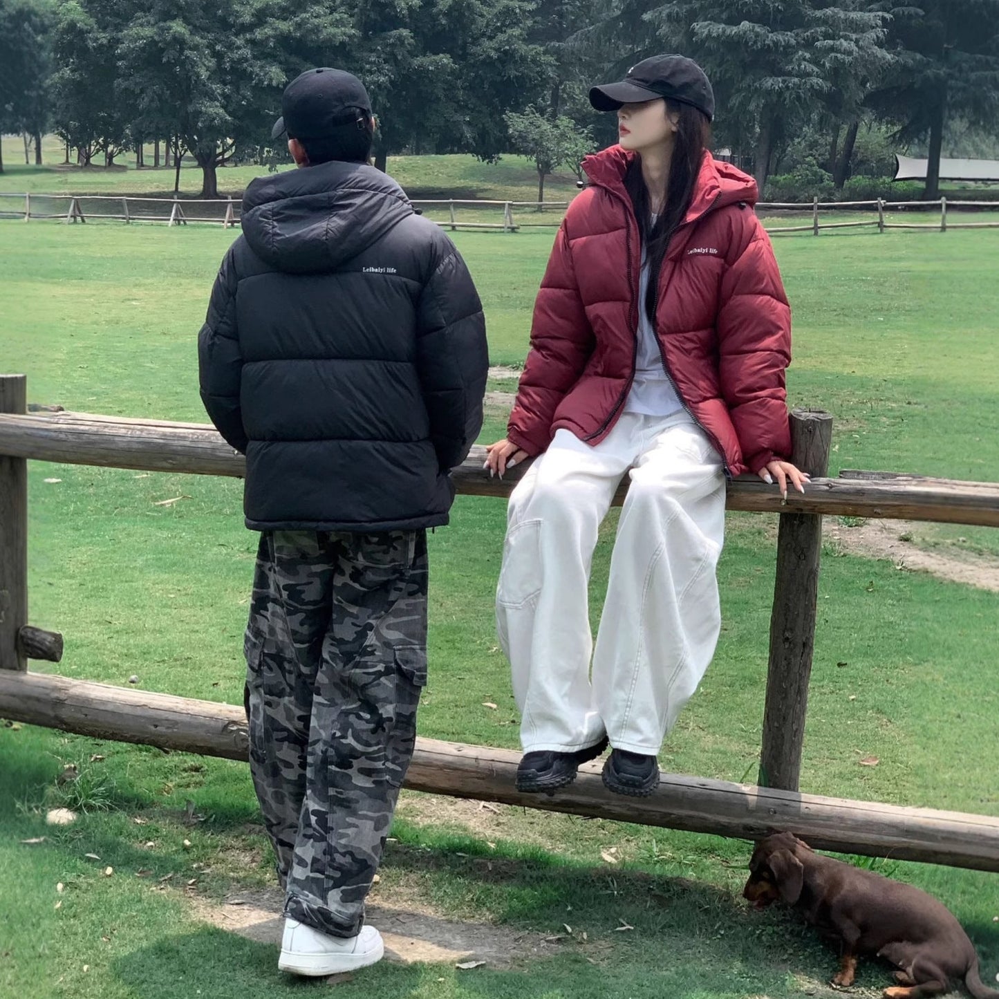 Women's & Men's & Korean Style Loose Versatile Hooded Couple Coats