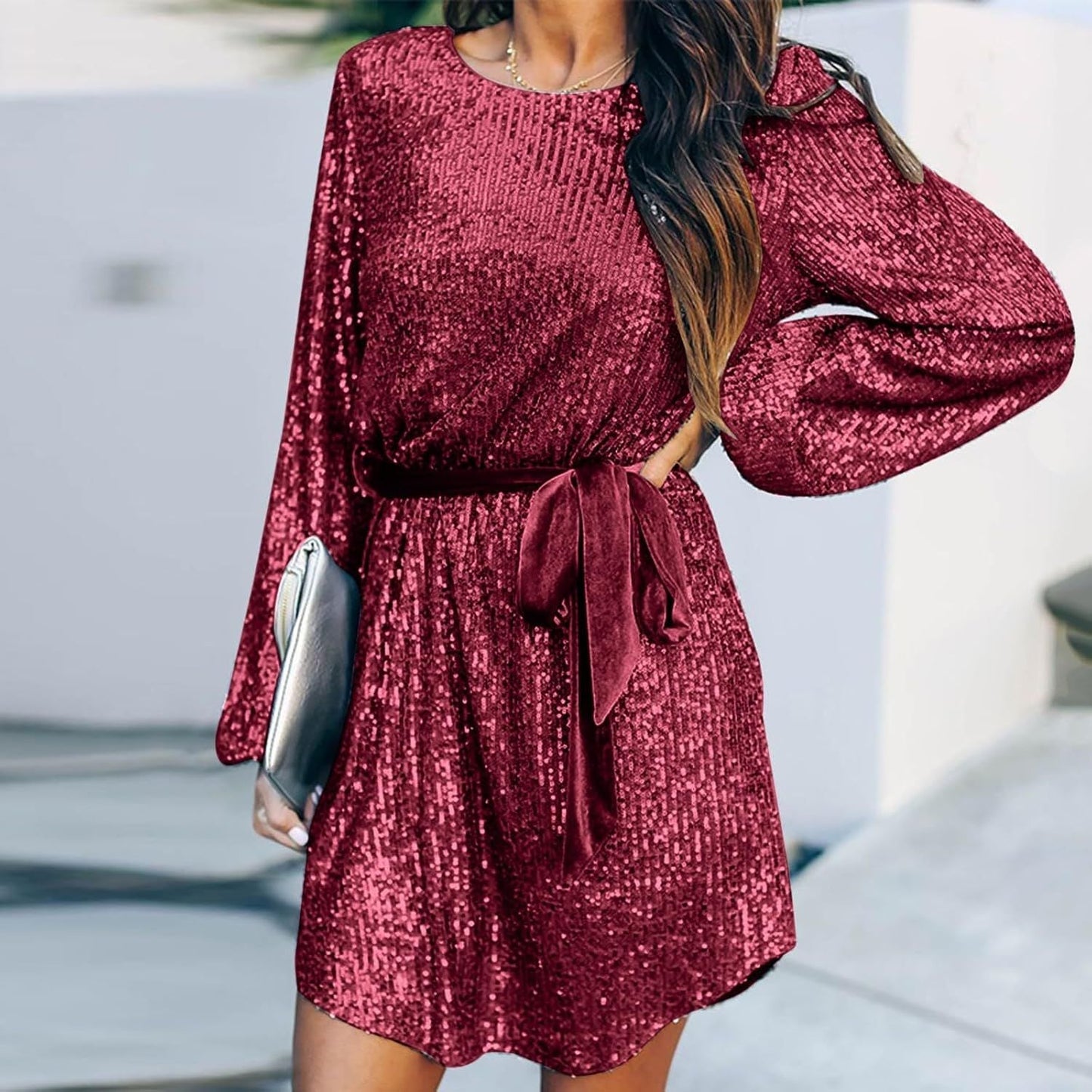 Festival Party Sparkling Beaded Dress Dinner Dresses