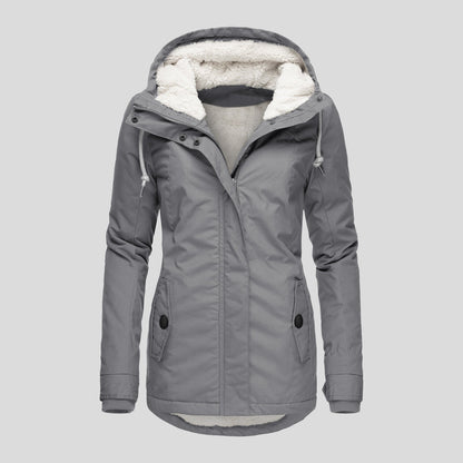 Women's Winter Thickened Cotton Padded Parka Warm Coats