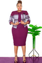 Women's African Autumn Dress Two-piece Set Dresses
