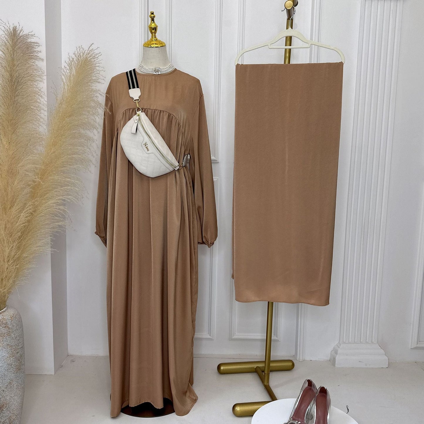 Solid Color Loose Comfortable Dress With Dresses