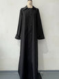 Women's British Retro Style Motorcycle Mid-length Coats