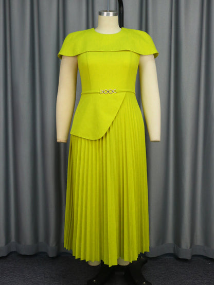 Temperament Cloak Sleeve Dress Banquet Flab Dresses