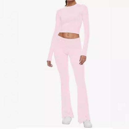 Women's Charming Popular Round Low Bell-bottom Suits