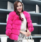 Women's Fur Imitation Fox Faux Long Sleeve Coats